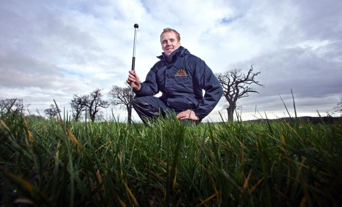 Matthew Venables - measuring grass growth